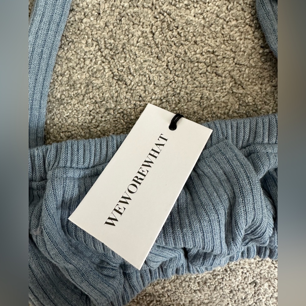 WeWoreWhat Halter Crop Top - Picture 2 of 2